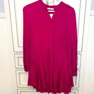 ❄️❄️ CLEARANCE ❄️❄️ BNWT KARLIE raspberry flounce dress